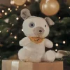 Sergent Major Jouets & Peluches-Peluche Chien jaune et blanche
