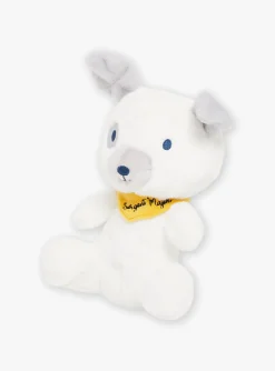 Sergent Major Jouets & Peluches-Peluche Chien jaune et blanche