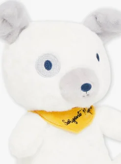 Sergent Major Jouets & Peluches-Peluche Chien jaune et blanche