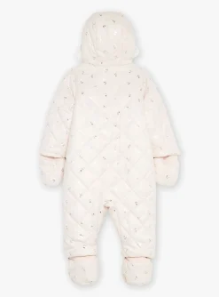 Sergent Major Manteau, Parka & Veste-Pilote rose poudr&eacute; &agrave; imprim&eacute; fleuri