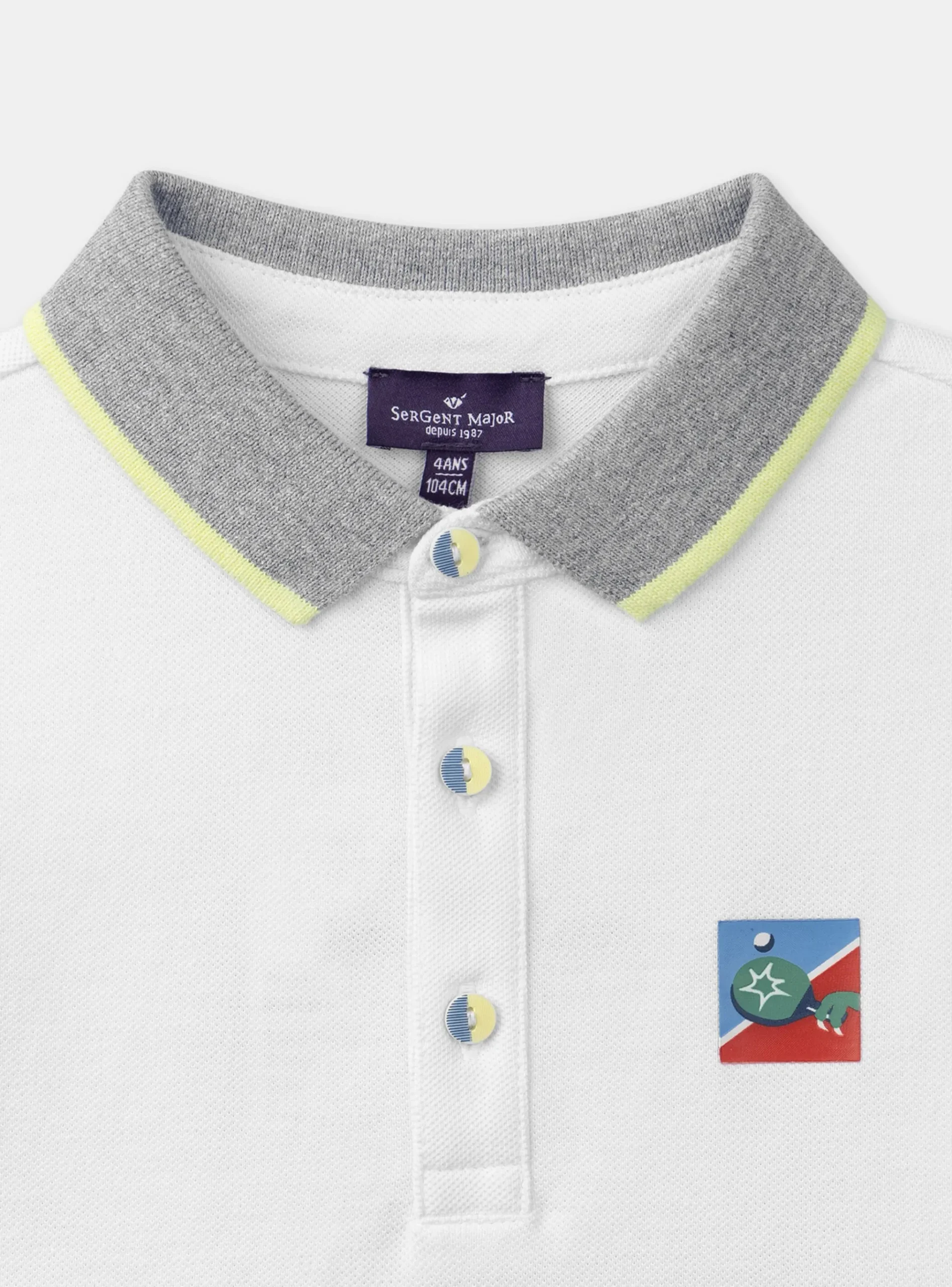 Sergent Major T-shirt & Polo-Polo à rayures tricolore