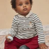 Sergent Major Chemise, T-shirt & Polo-Polo &eacute;cru &agrave; imprim&eacute; &agrave; rayures