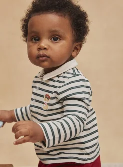 Sergent Major Chemise, T-shirt & Polo-Polo &eacute;cru &agrave; imprim&eacute; &agrave; rayures