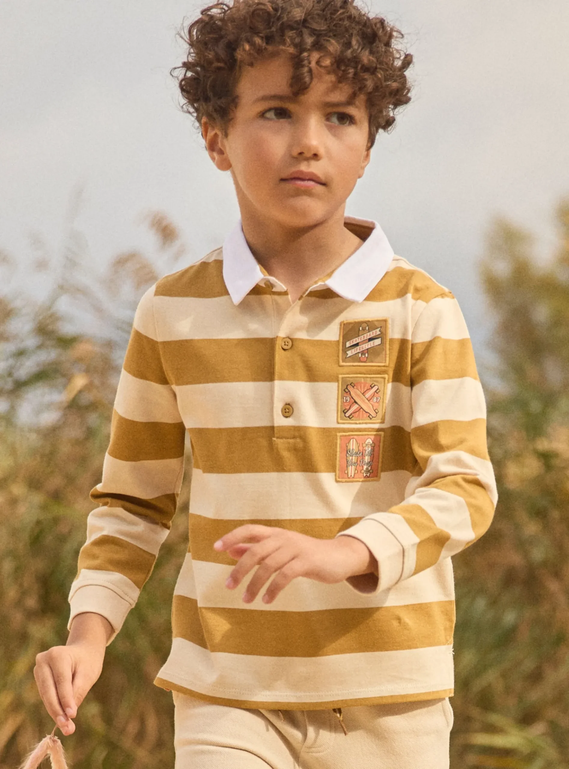 Sergent Major T-shirt & Polo-Polo Rayé Skateboard