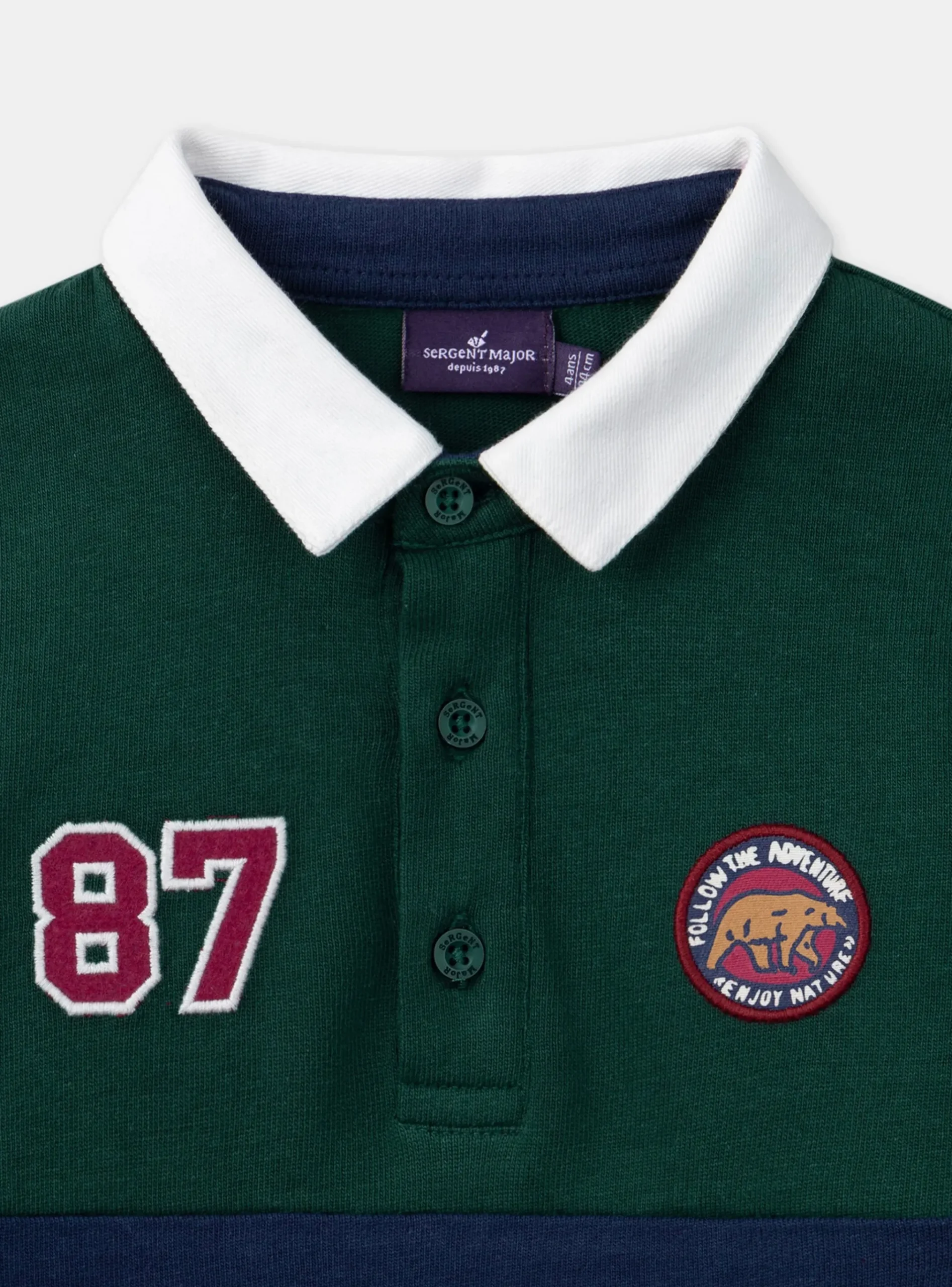 Sergent Major T-shirt & Polo-Polo Vert