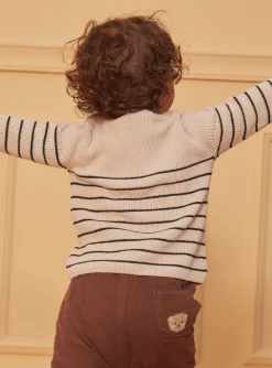 Sergent Major Pull, Gilet & Cardigan-Pull Beige