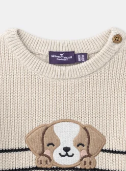 Sergent Major Pull, Gilet & Cardigan-Pull Beige