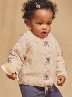 Sergent Major Pull, Gilet & Cardigan-Pull beige &agrave; torsades