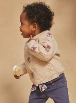 Sergent Major Pull, Gilet & Cardigan-Pull beige &agrave; torsades