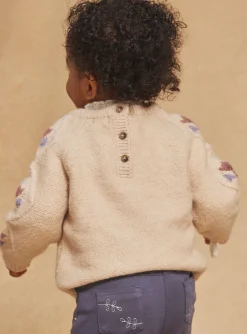 Sergent Major Pull, Gilet & Cardigan-Pull beige &agrave; torsades