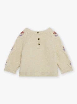 Sergent Major Pull, Gilet & Cardigan-Pull beige &agrave; torsades