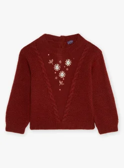 Sergent Major Pull, Gilet & Cardigan-Pull brique &agrave; manches longues