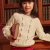 Sergent Major Pull, Gilet & Cardigan-Pull &eacute;cru brod&eacute;