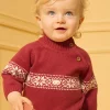 Sergent Major Pull, Gilet & Cardigan-Pull jacquard animaux et flocons