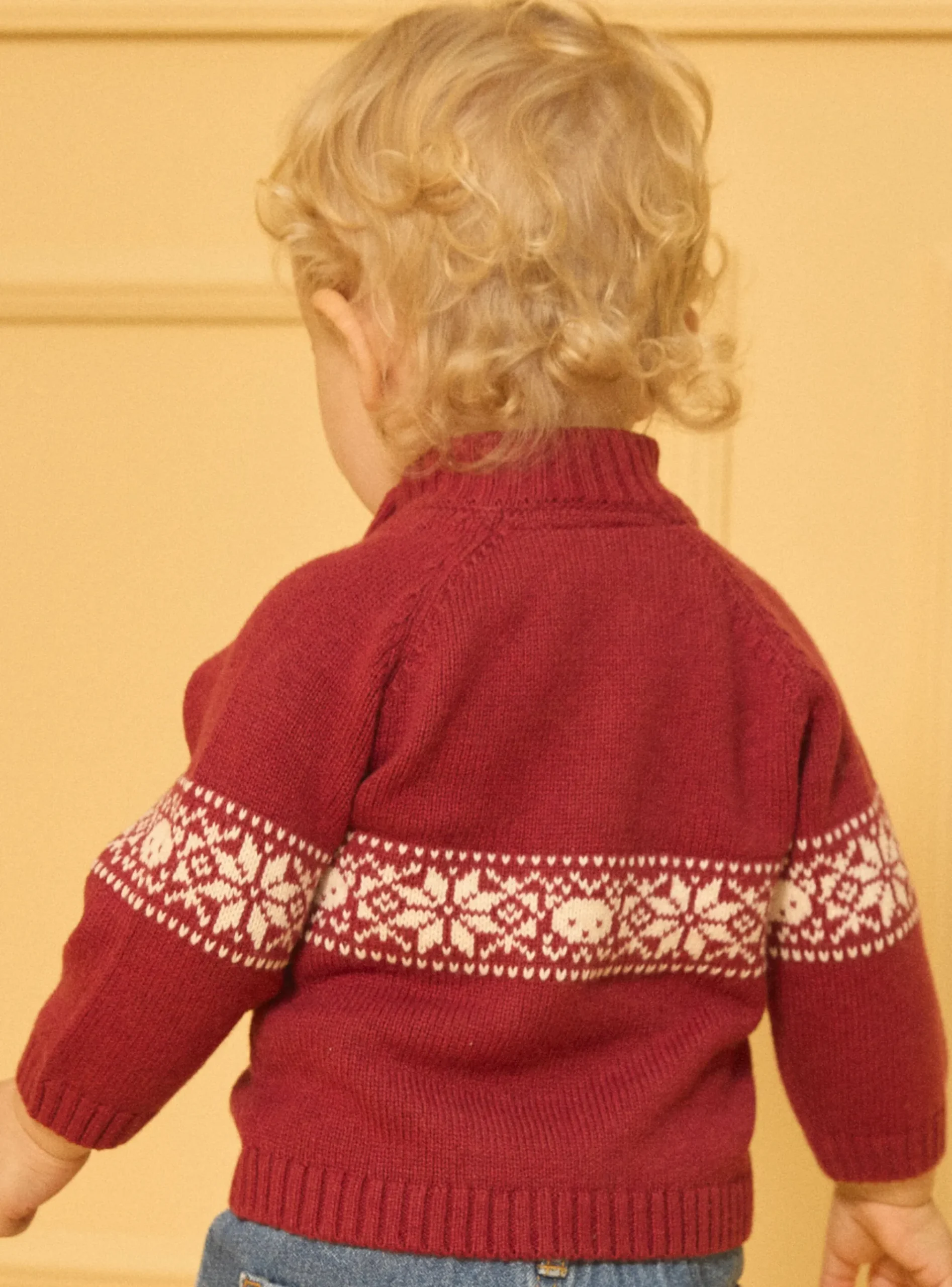 Sergent Major Pull, Gilet & Cardigan-Pull jacquard animaux et flocons
