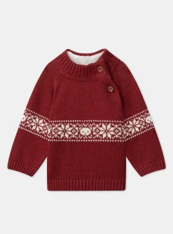 Sergent Major Pull, Gilet & Cardigan-Pull jacquard animaux et flocons