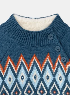 Sergent Major Pull, Gilet & Sweat-Pull Jacquard écru