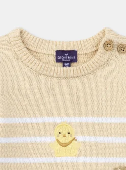 Sergent Major Pull, Gilet & Cardigan-Pull Jaune