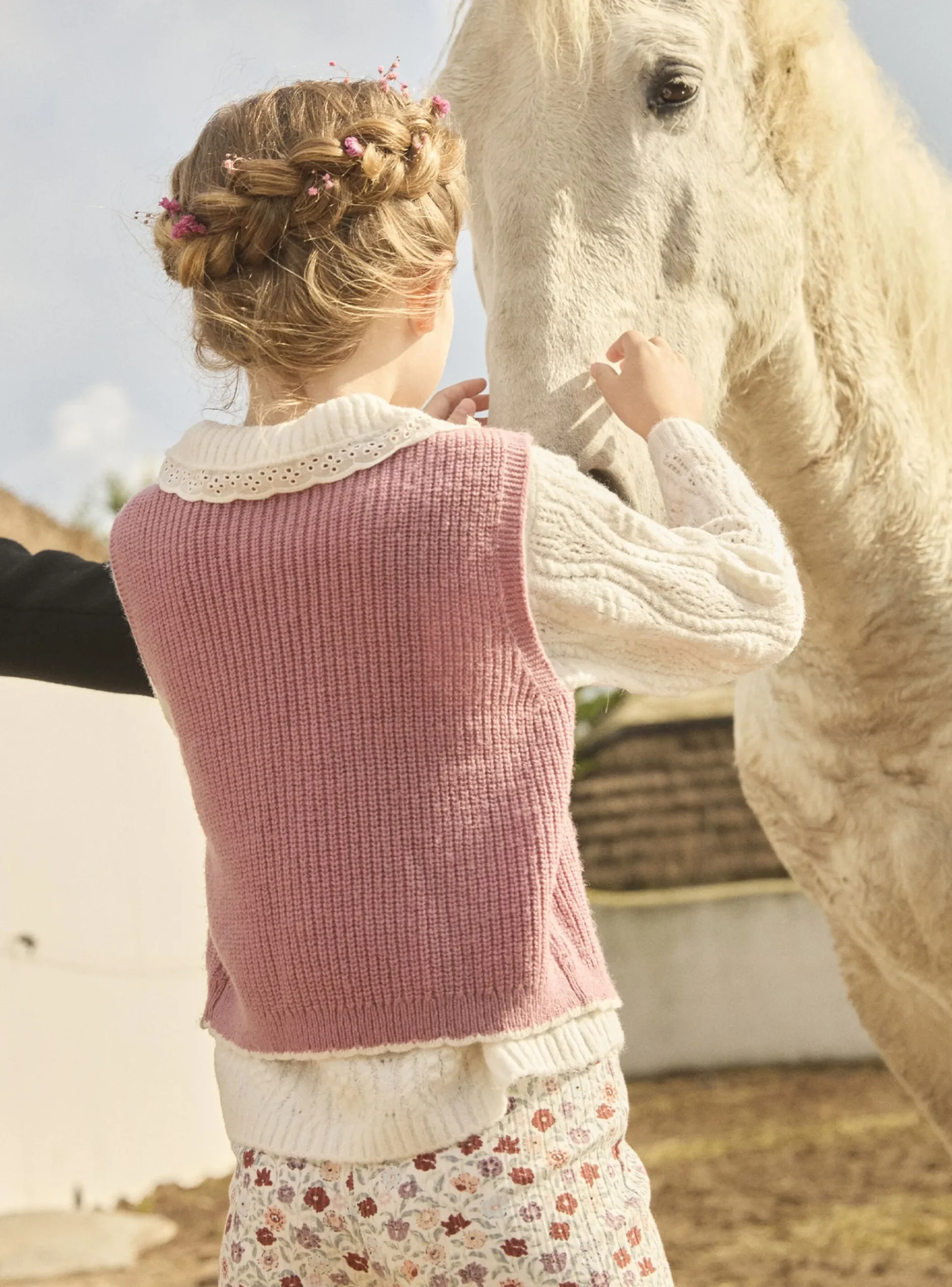 Sergent Major Pull, Gilet & Cardigan-Pull maille ajourée