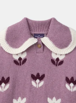 Sergent Major Pull, Gilet & Cardigan-Pull Parme