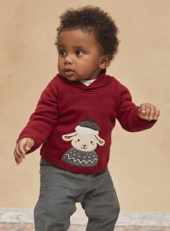 Sergent Major Pull, Gilet & Cardigan-Pull Pourpre