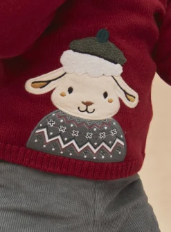 Sergent Major Pull, Gilet & Cardigan-Pull Pourpre