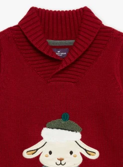 Sergent Major Pull, Gilet & Cardigan-Pull Pourpre