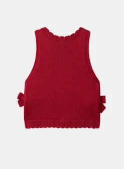 Sergent Major Pull, Gilet & Cardigan-Pull sans manches à noeuds