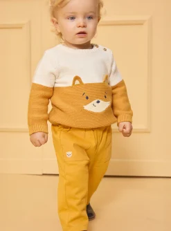 Sergent Major Pull, Gilet & Cardigan-Pull tête de renard bicolore