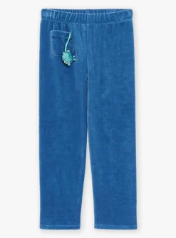 Sergent Major Pyjama-Pyjama bleu en velours