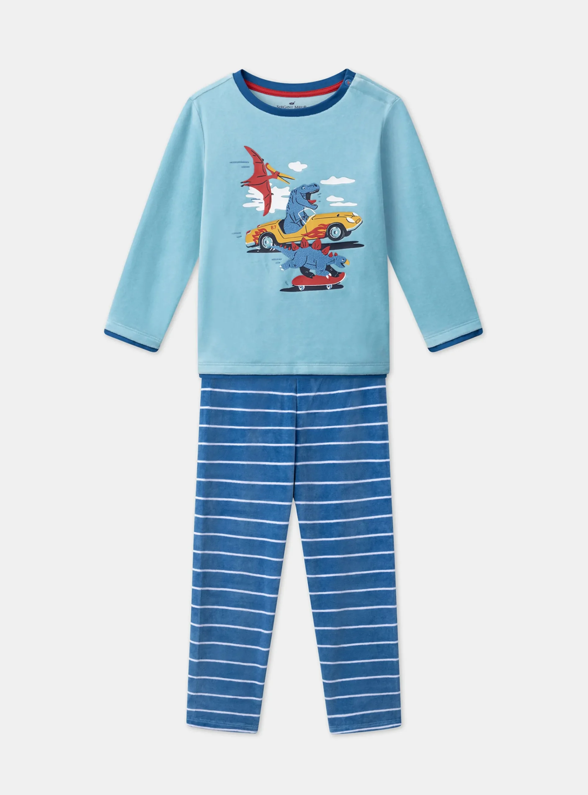 Sergent Major Pyjama-Pyjama Dino en velours
