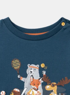 Sergent Major Pyjama-Pyjama en molleton gratté Animaux de la forêt