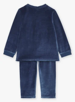 Sergent Major Pyjama-Pyjama et chapeau violet en velours