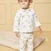 Sergent Major Pyjama & Grenouillère-Pyjama imprim&eacute; en molleton gratt&eacute;