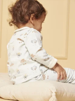 Sergent Major Pyjama & Grenouillère-Pyjama imprim&eacute; en molleton gratt&eacute;