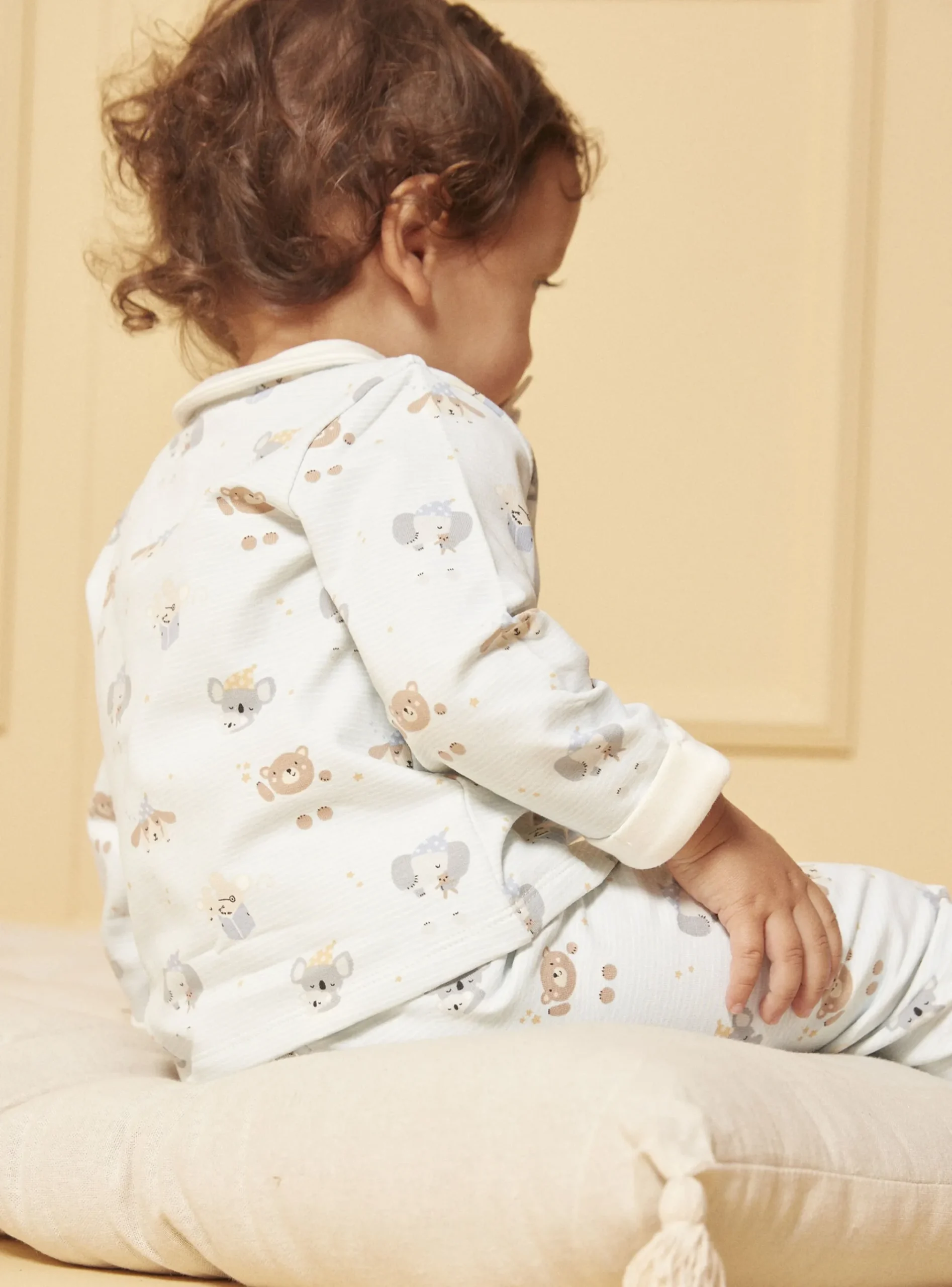 Sergent Major Pyjama & Grenouillère-Pyjama imprimé en molleton gratté