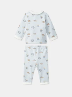 Sergent Major Pyjama & Grenouillère-Pyjama imprimé en molleton gratté