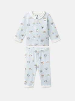 Sergent Major Pyjama & Grenouillère-Pyjama imprimé en molleton gratté