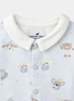 Sergent Major Pyjama & Grenouillère-Pyjama imprimé en molleton gratté