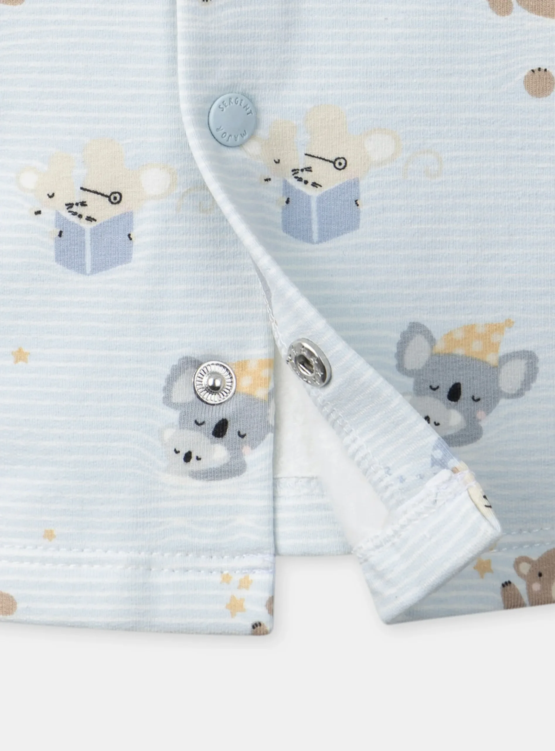 Sergent Major Pyjama & Grenouillère-Pyjama imprimé en molleton gratté