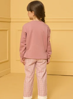 Sergent Major Pyjama-Pyjama Molleton gratt&eacute; Chat