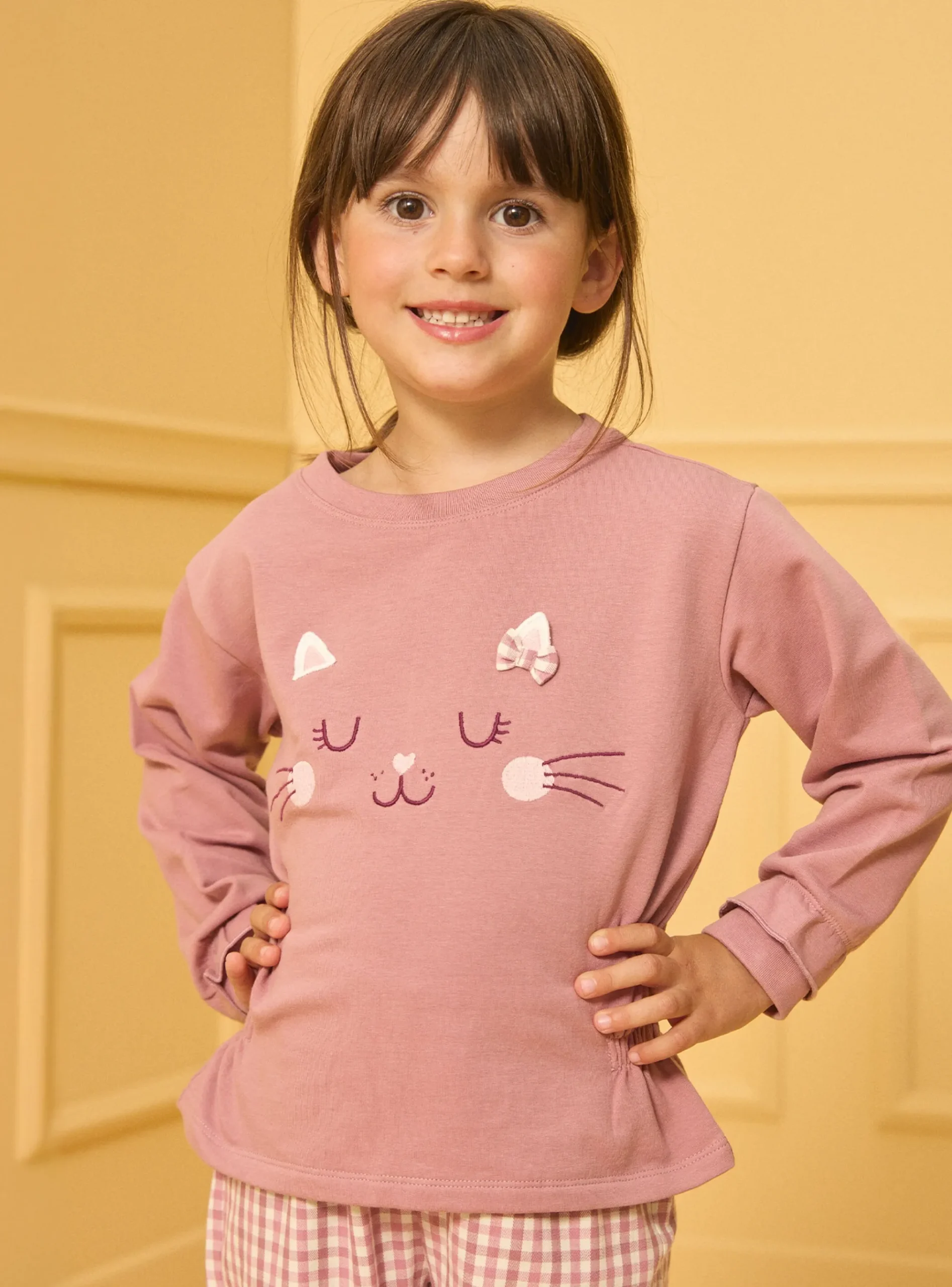Sergent Major Pyjama-Pyjama Molleton gratté Chat