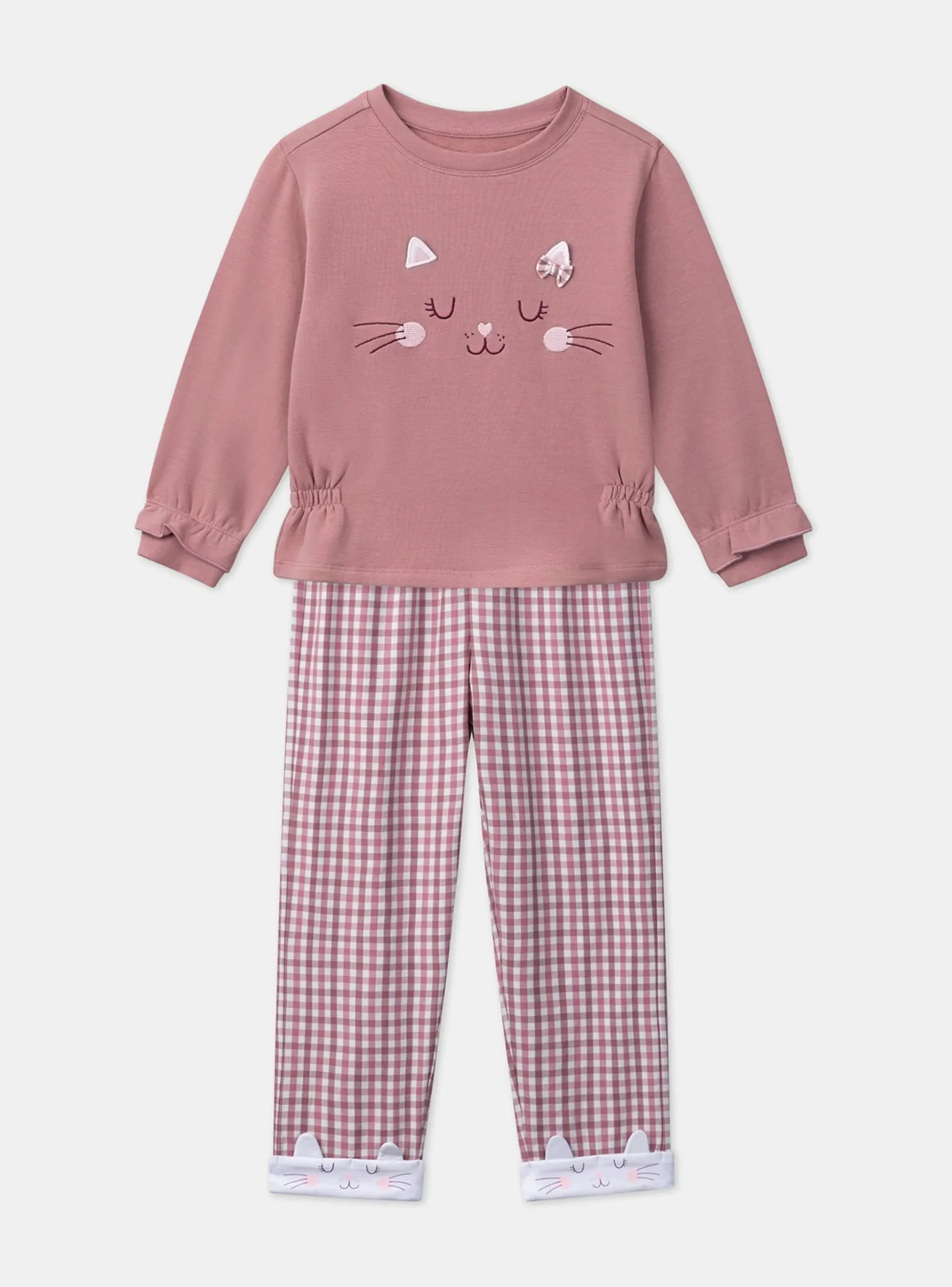 Sergent Major Pyjama-Pyjama Molleton gratté Chat