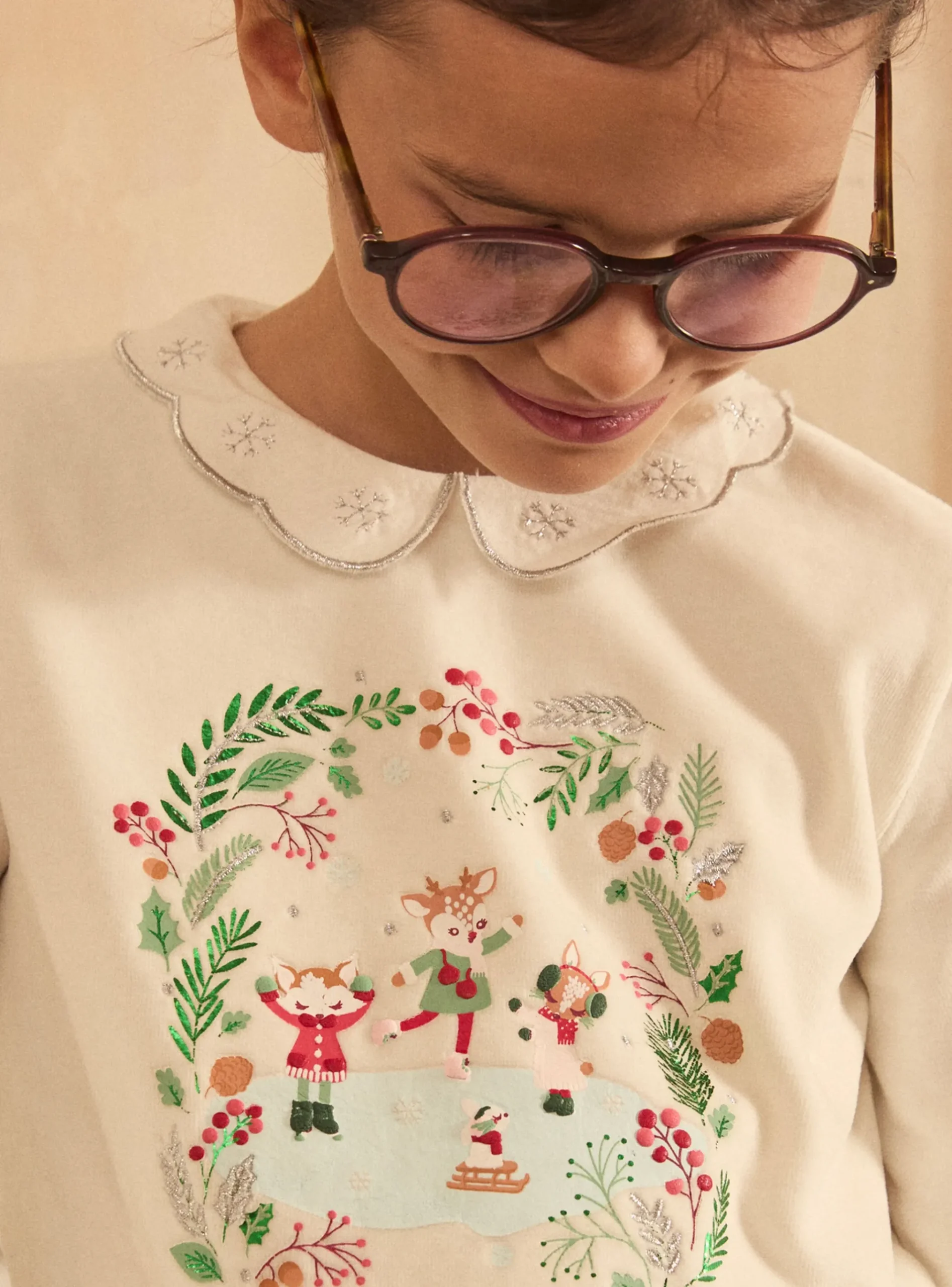 Sergent Major Pyjama-Pyjama noël col claudine