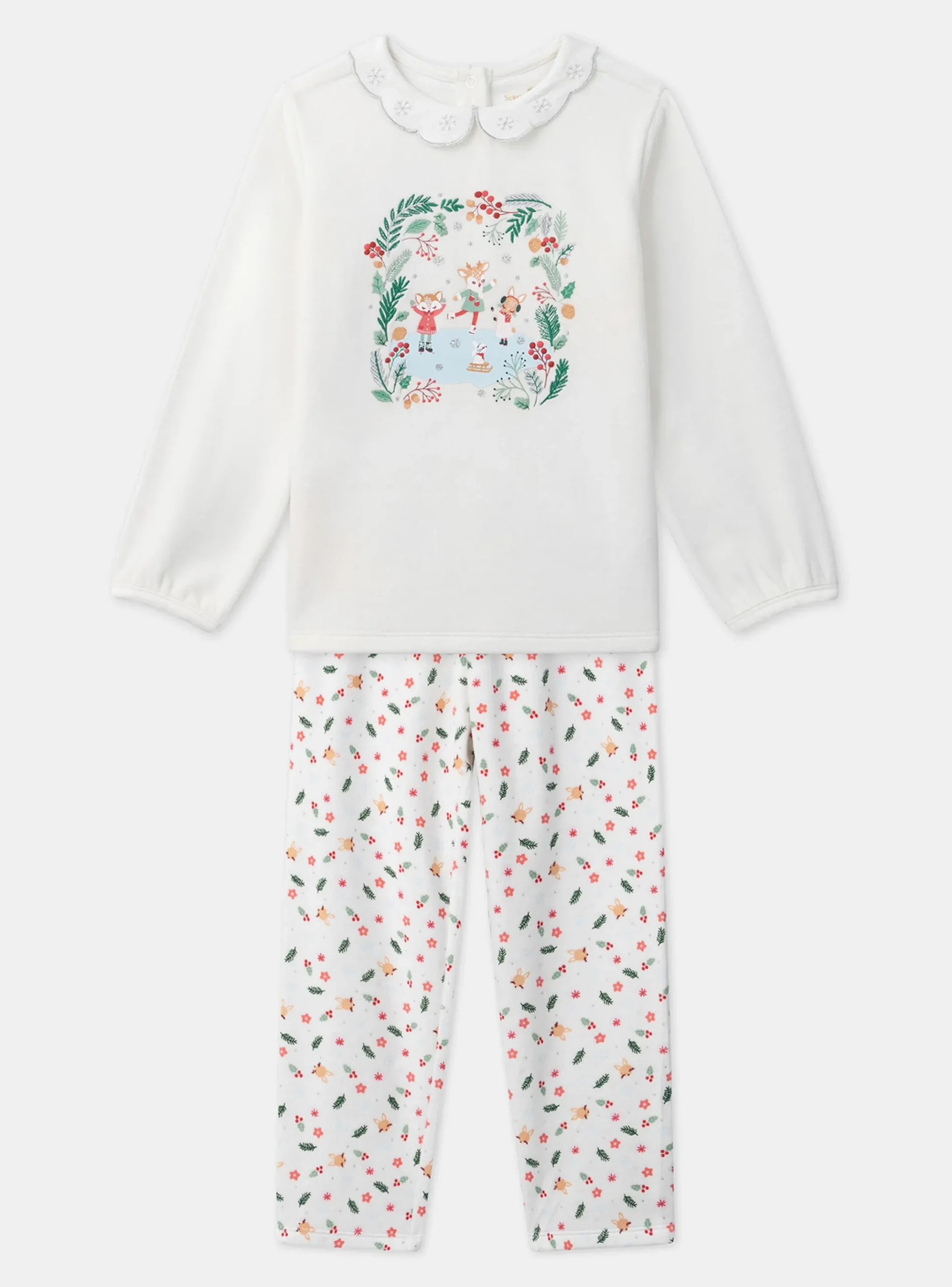 Sergent Major Pyjama-Pyjama noël col claudine