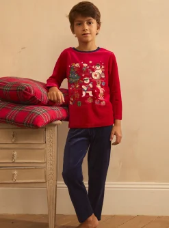 Sergent Major Pyjama-Pyjama no&euml;l rouge