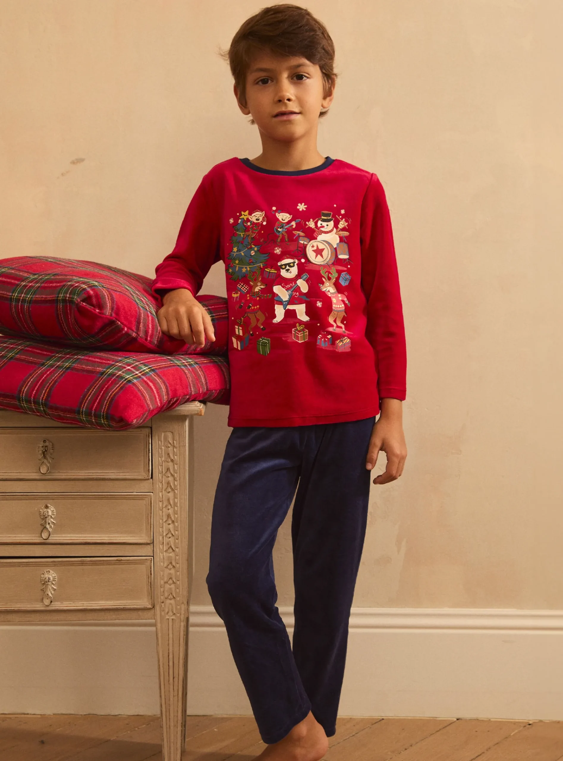 Sergent Major Pyjama-Pyjama noël rouge