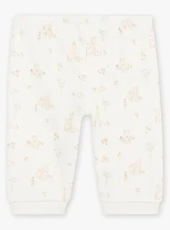 Sergent Major Tenues & Ensembles-Pyjama rose et &eacute;cru en velours