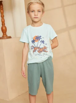 Sergent Major Pyjama-Pyjama Turquoise
