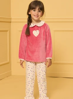 Sergent Major Pyjama-Pyjama Velours Coeur